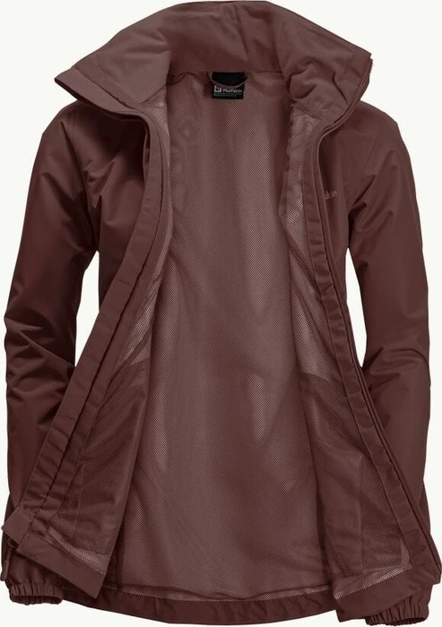 Jack Wolfskin Stormy Point 2L Funktionsjacke dark maroon (Damen)