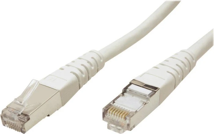 Roline / Secomp GHMT Patchkabel, Cat6, S/FTP, RJ-45/RJ-45, 0.3m, grau
