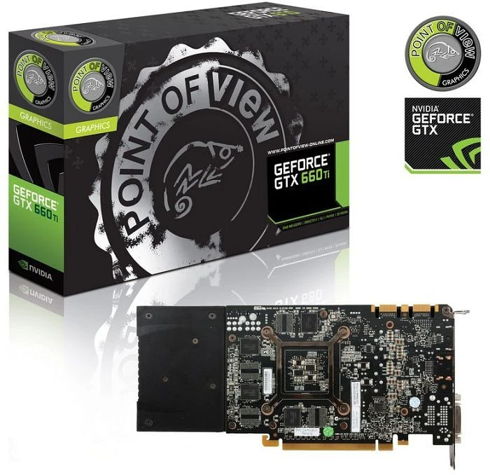Point of View GeForce GTX 660 Ti Single Fan, 2GB GDDR5, 2x DVI, HDMI, DP