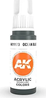 AK-Interactive 3rd Gen Acrylic Colors Acrylic Modelling Colors ocean blue, 17ml