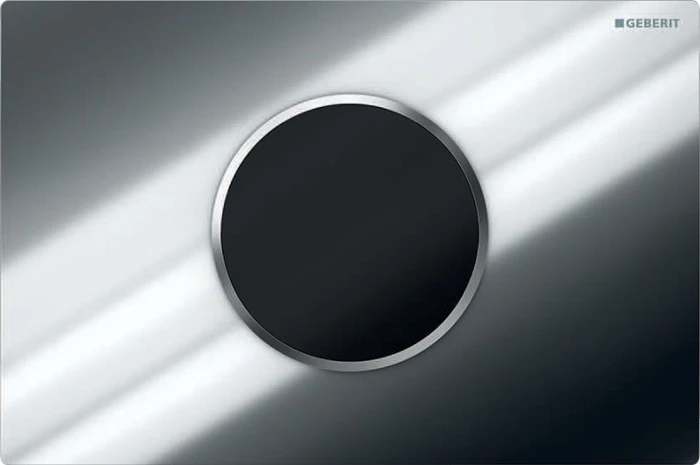 Geberit Sigma10 berührungslos Batteriebetrieb Betätigungsplatte glanzverchromt/mattverchromt
