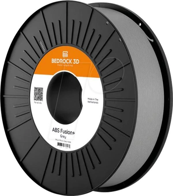 Bedrock3D ABS, grau, Spule, 1.75mm, 750g