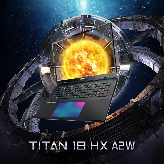 MSI Titan 18 HX A2WJ-1087, Core Black, Core Ultra 9 290HX Plus, 64GB RAM, 2TB SSD, GeForce RTX 5090, DE