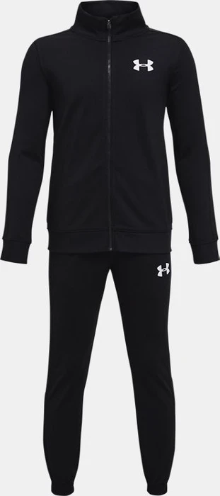 Under Armour Rival Strick Trainingsanzug schwarz/weiß (Junior)