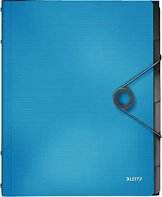 Leitz Solid Ordnungsmappe, 6 Fächer, A4, hellblau