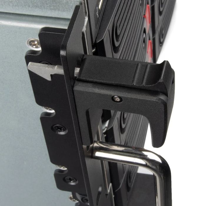 SilverStone RM43-320-RS, Rackmount Storage, schwarz/grau, 4HE, ATX