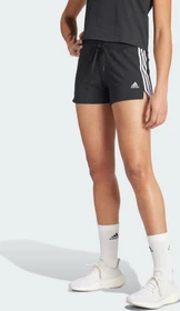 adidas Essentials Slim 3-Streifen Shorts schwarz/weiß (Damen)