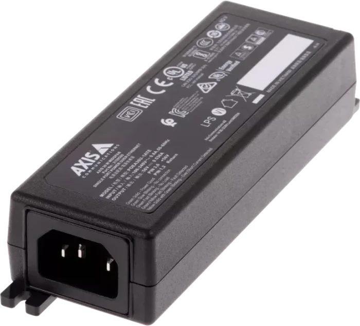 Axis Wallmount Gigabit PoE-Injektor, 2x RJ-45, 30W PoE+