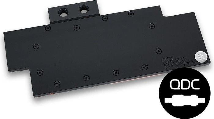 EK Water Blocks EK-FC Titan X/980 Ti, Acetal, vorgefüllt für Predator QDC-Serie