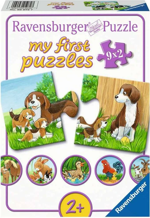 Ravensburger Puzzle Tierfamilien auf dem Bauernhof