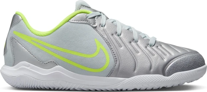 Nike Tiempo Legend 10 Academy Low-Top metallic silver/volt/black (Junior)