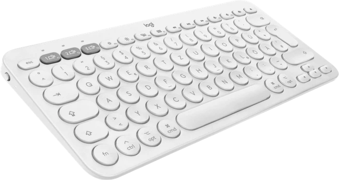 Logitech K380 Multi-Device Keyboard for Mac, Off-White, Bluetooth, DE
