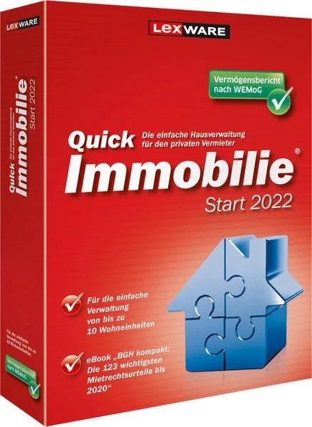 Lexware QuickImmobilie Start 2022 (deutsch) (PC)