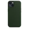 Apple Leder Case mit MagSafe für iPhone 13 schwarzgrün Vorschaubild