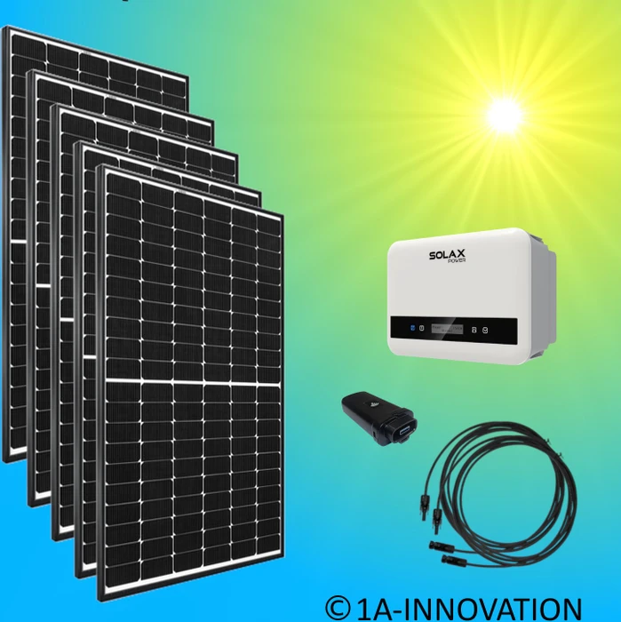 1A-Innovation SolaX Power X1 Mini G3 2.0-S-D + Solarmodul 405W, 2kW, 2.03kWp