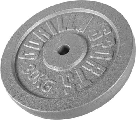 Gorilla Sports Gusseisen Hantelscheibe 30kg
