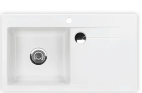 systemceram Stema 90 Einbau Becken links polar