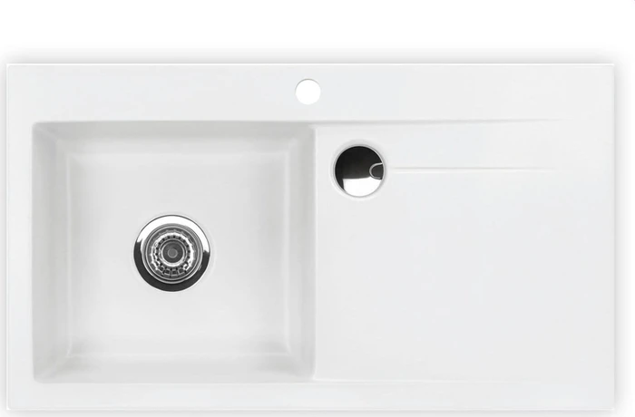 systemceram Stema 90 Einbau Becken links polar