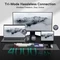 Redragon Terraflare K762 Pro Wireless, White & Blue, LEDs RGB, Mint Mambo, USB/Bluetooth, US Vorschaubild
