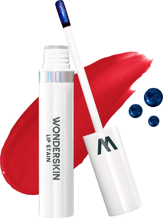 Wonderskin Wonder Blading Lip Stain Kit Lipmarker + Aktivator playful, 4ml
