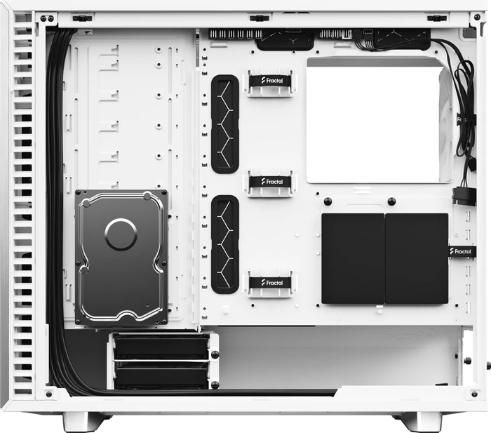 Fractal Design Define 7 White TG Clear Tint, Glasfenster, schallgedämmt