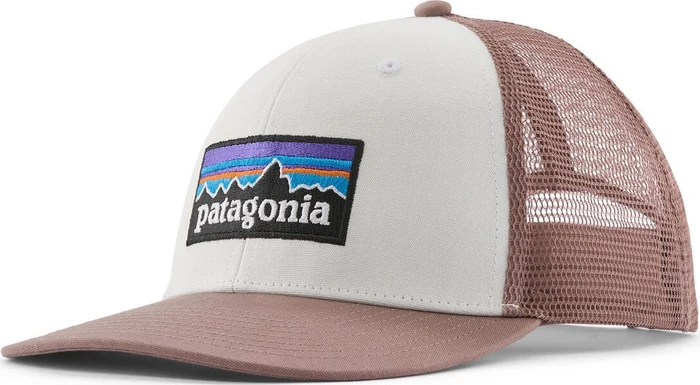 Patagonia P-6 Logo Trucker Kappe birch white