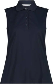 CMP Ärmelloses Poloshirt ärmellos b. blue/ghiaccio (Damen)