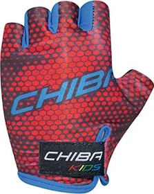 Chiba Kids Fahrradhandschuhe rot/blau (Junior)