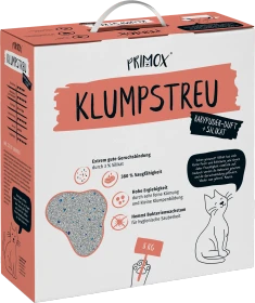 Primox Klumpkatzenstreu, Babypuder + Silikat, 8kg
