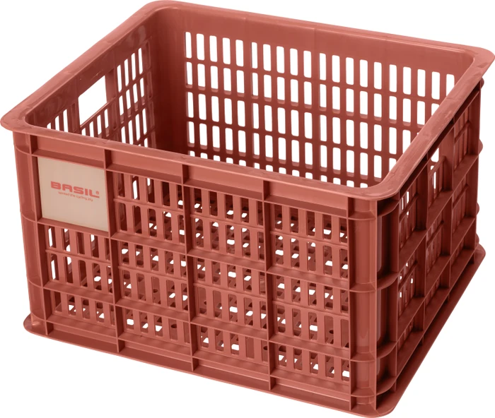 Basil Crate M Fahrradkorb terra red