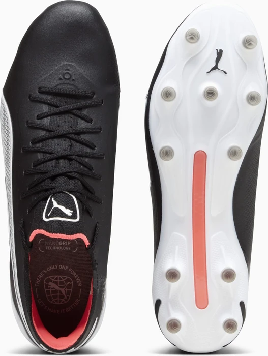 Puma King Ultimate FG/AG puma black/puma white/fire orchid