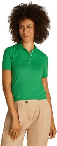 Tommy Hilfiger 1985 Slim Fit Poloshirt kurzarm radiant green (Damen)