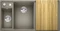 Blanco Axia III 6 S InFino Becken links mit Ablauffernbedienung tartufo inkl. Holzschneidebrett Vorschaubild