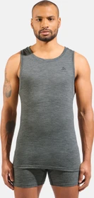 Odlo Natural Merino 160 Crew Funktionsshirt ärmellos odlo steel grey melange (Herren)