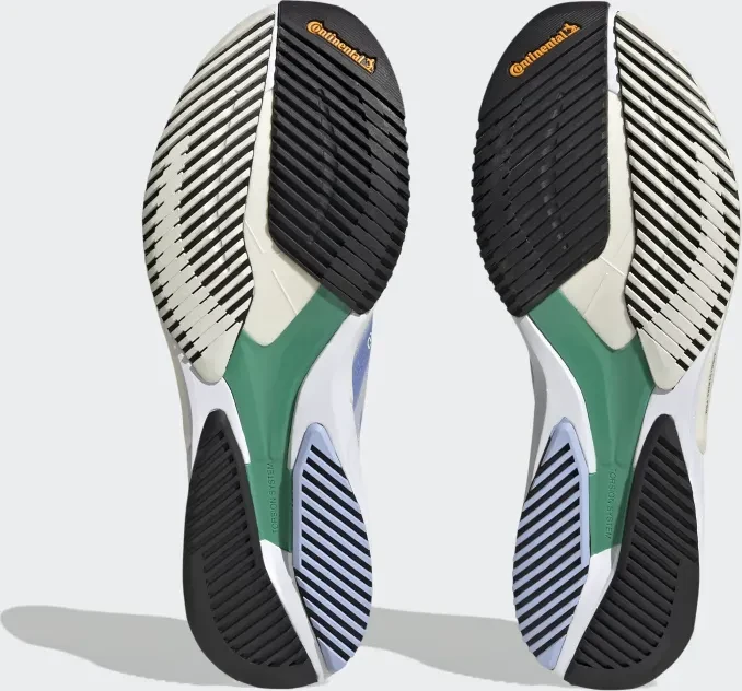 adidas Adizero Adios 7 white tint/court green/blue dawn (Damen)