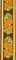 D'Addario Peace & Love Woven Guitar Strap Brown and Yellow Vorschaubild