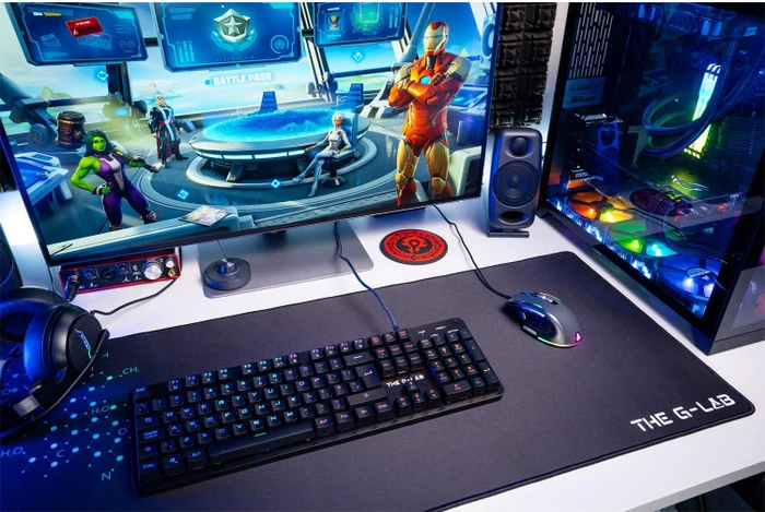 The G-Lab Kult Nitrogen ATOM Gaming Mouse, schwarz, USB