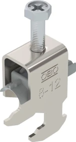 OBO Bettermann Bügelschelle 2056 H-Fuß, 1-fach, Kunststoffdruckwanne, A2