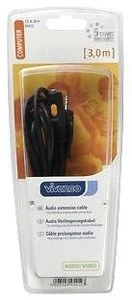 Vivanco CEA304 Klinke Verlängerungskabel