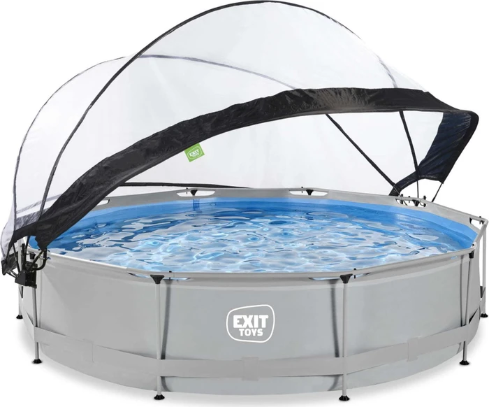 Exit Toys Pool mit Filterpumpe und Abdeckung 360x76cm