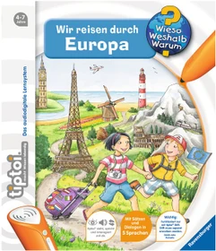 Ravensburger tiptoi Buch: Wieso? Weshalb? Warum? 14: Wir reisen durch Europa