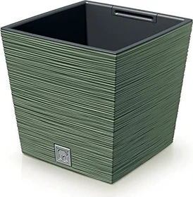 Prosperplast Furu Square Low 29.5x29.5cm erdig grün