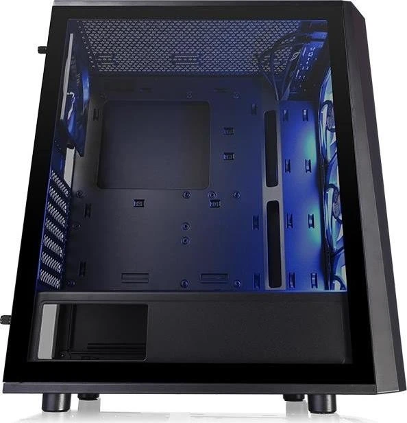 Thermaltake Versa J24 TG RGB, schwarz, Glasfenster
