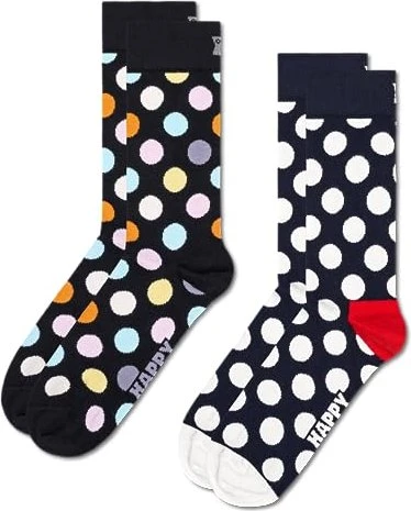 Happy Socks Classic Big Dot Socken, 2 Paare