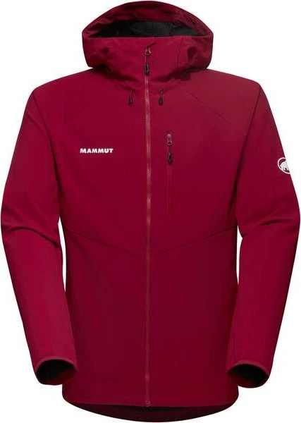 Mammut Ultimate Comfort SO Hooded Funktionsjacke blood red (Herren)