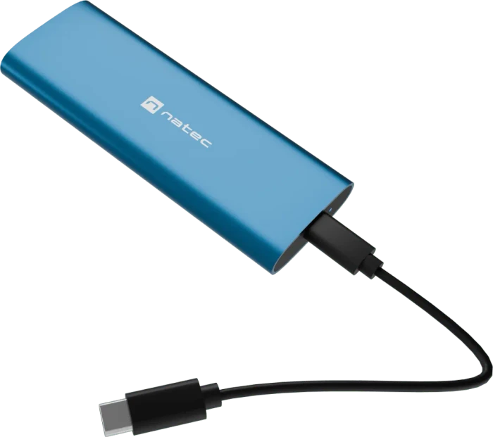Natec Rhino M.2 NVMe Lite, Horizon Blue, USB-C 3.1