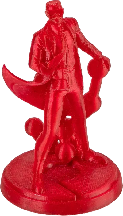 Polymaker PolyLite PETG, Translucent Red, Spule, 1.75mm, 1.00kg