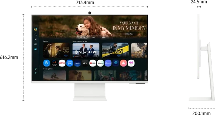 Samsung Smart Monitor M8 M80F, 32"