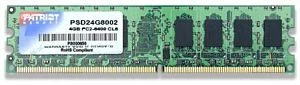 Patriot UDIMM 4GB, DDR2-800, CL6