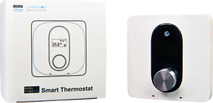 Shelly LinkedGo Smart Thermostat, Funk-Wandthermostat